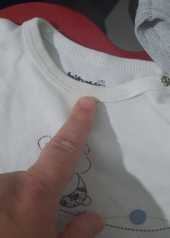 Gri Baskılı Erkek Bebek Kısa Kollu Body - Görsel 5