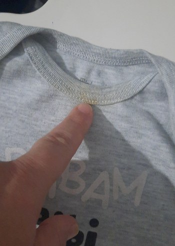 Gri Baskılı Erkek Bebek Kısa Kollu Body - Görsel 8