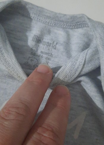 Gri Baskılı Erkek Bebek Kısa Kollu Body - Görsel 9