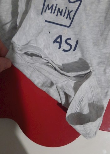 Gri Baskılı Erkek Bebek Askılı Tulum - Görsel 7