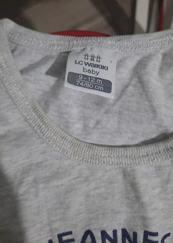 Gri Baskılı Erkek Bebek Askılı Tulum - Görsel 5