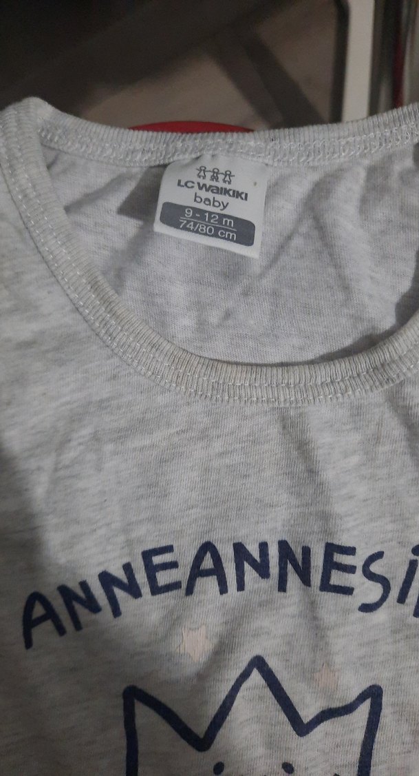 Gri Baskılı Erkek Bebek Askılı Tulum - Görsel 4