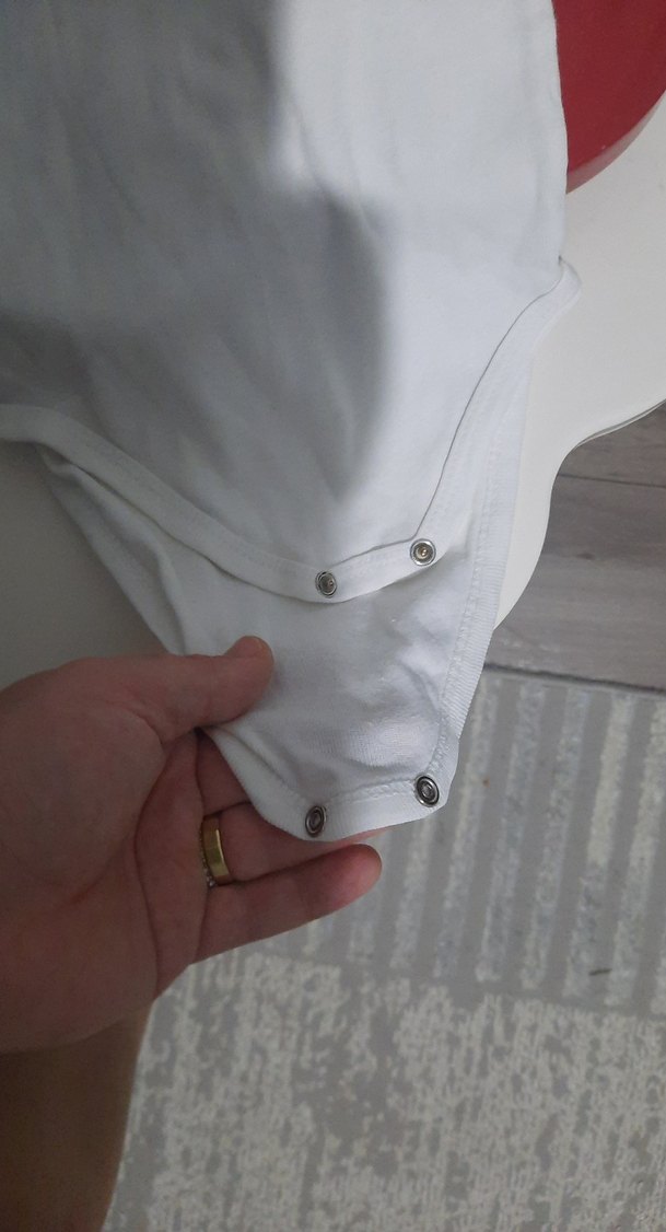 Bebek Erkek Beyaz Kısa Kollu Body 3'lü - Görsel 3