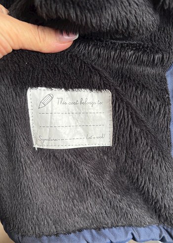 Erkek Çocuk Lacivert Kürklü Street Wear Mont - Görsel 5