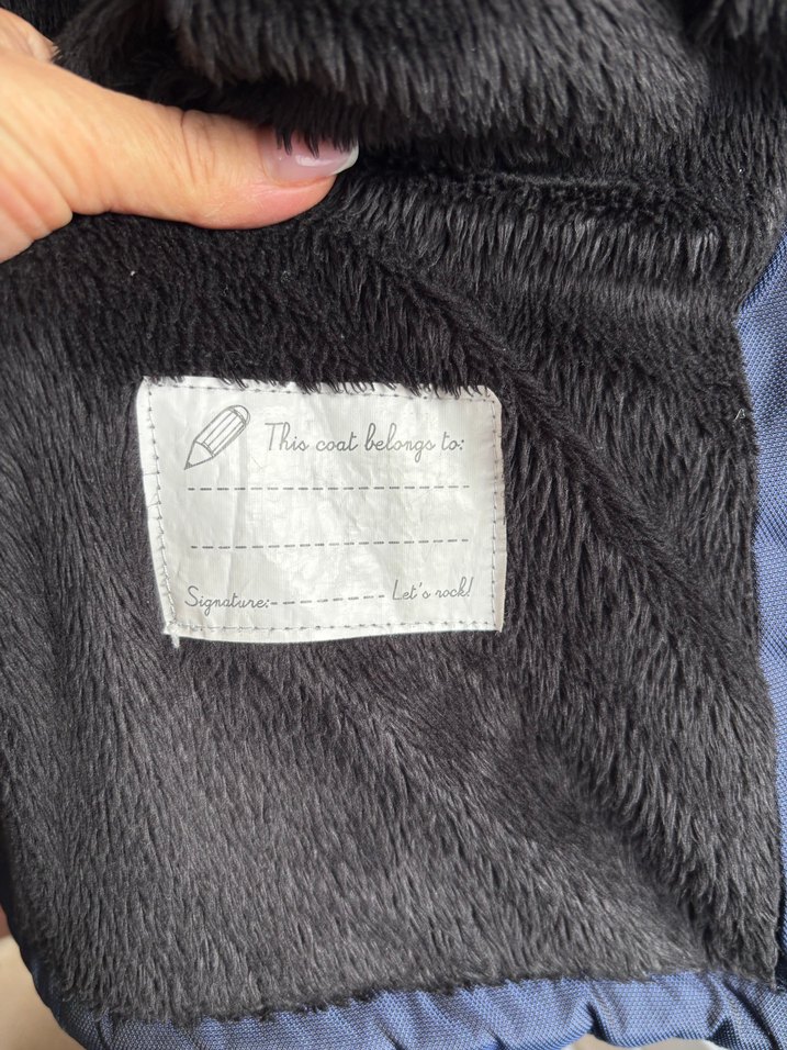 Erkek Çocuk Lacivert Kürklü Street Wear Mont - Görsel 5