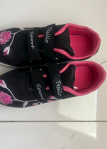 Kız Çocuk Renkli Desenli Spor Ayakkabı - Görsel 3