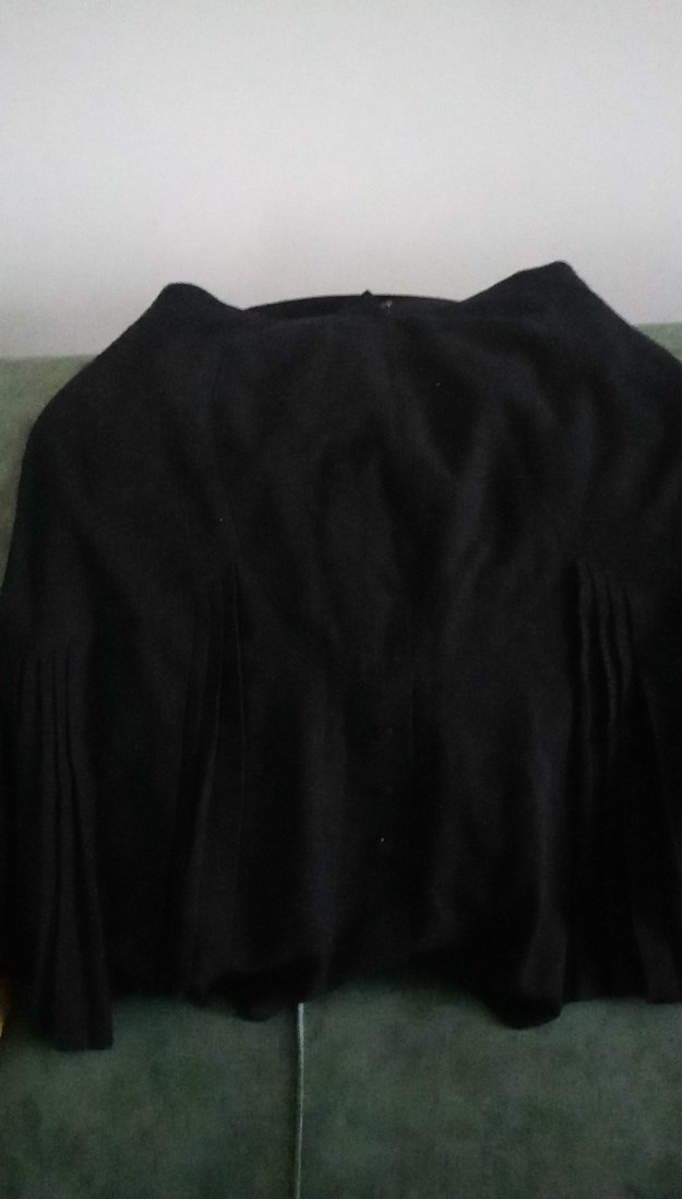 Düğmeli Siyah midi etek - Görsel 2