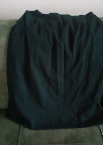 Yeşil Drapeli Uzun Kadın Etek - Görsel 2