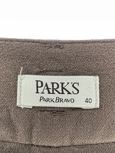 40 Beden kahverengi Renk Park Bravo Kumaş Pantolon %70 İndirimli.