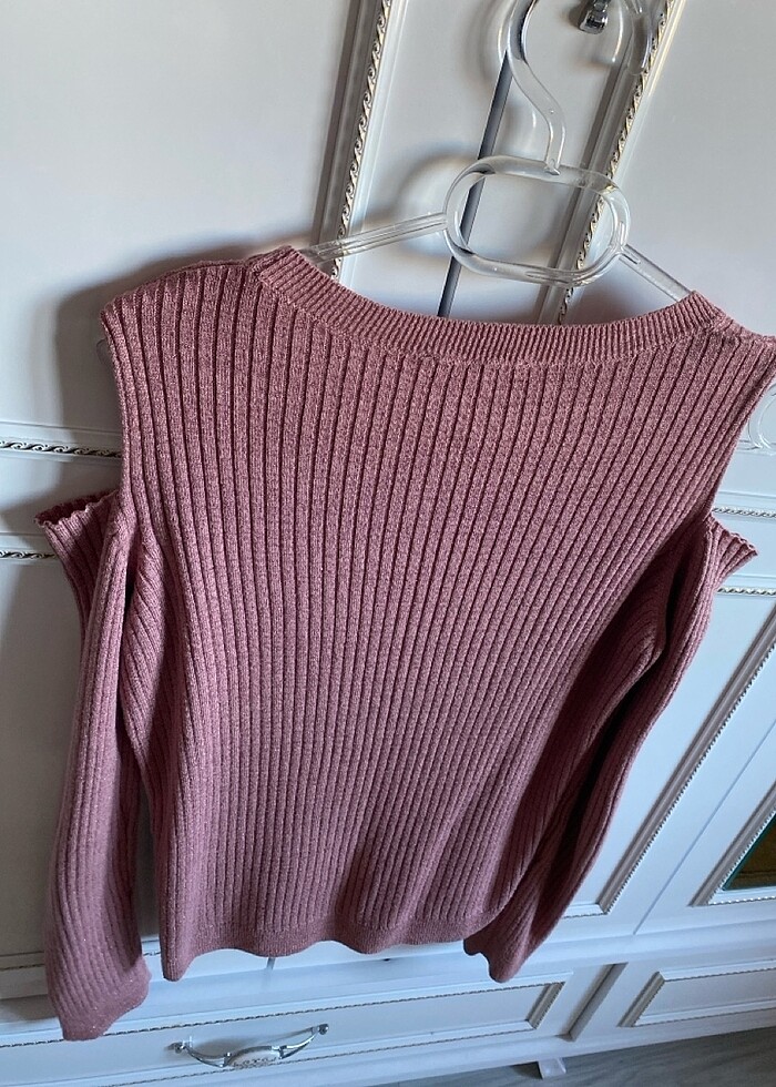 omuzları açık bluz - Görsel 4