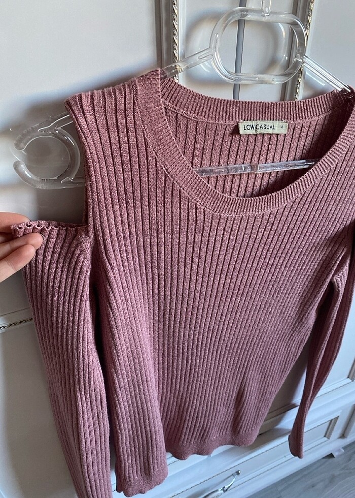 omuzları açık bluz - Görsel 3