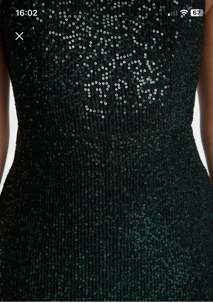 Parlak Siyah Uzun Abiye Elbise üstümdeki halini atarım - Görsel 4