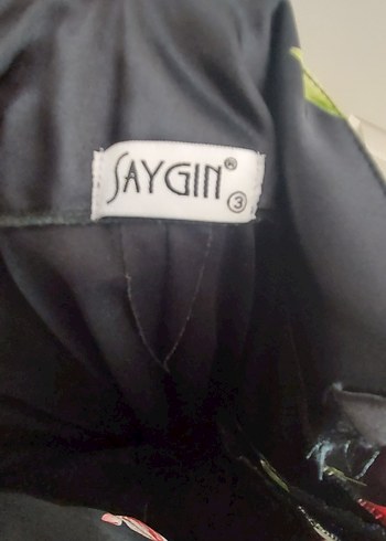 Çiçek Desenli Uzun İpek Elbise - Görsel 6