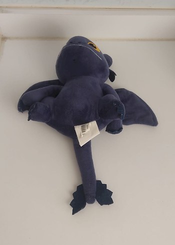  Beden Koyu Gri Peluş Ejderha Oyuncak