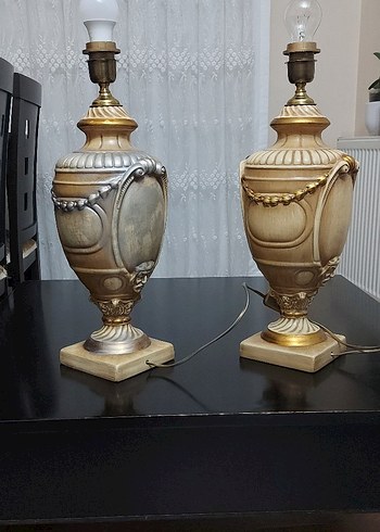 Bej Renk Klasik Masa Lambaları - Görsel 5