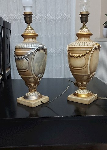 Bej Renk Klasik Masa Lambaları - Görsel 6