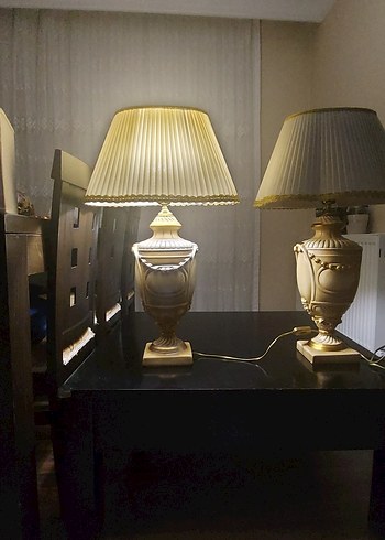 Bej Renk Klasik Masa Lambaları - Görsel 8