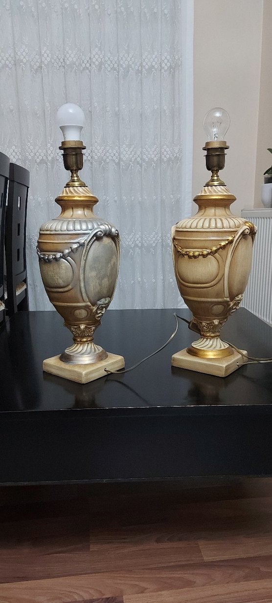 Bej Renk Klasik Masa Lambaları - Görsel 5