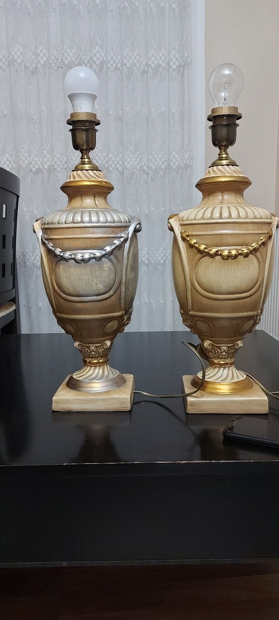 Bej Renk Klasik Masa Lambaları - Görsel 4