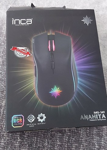 Inca Anahita RGB Çok Renkli Oyuncu Mouse - Görsel 3