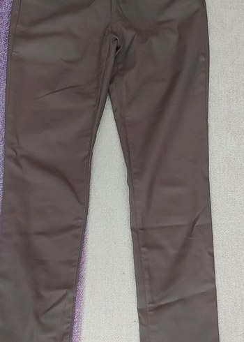 Koton Kadın Gri Regular Fit Midi Kumaş Pantolon