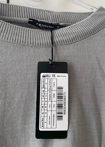 m Beden gri Renk Trendyolmilla | Gri Kadın Triko Kazak