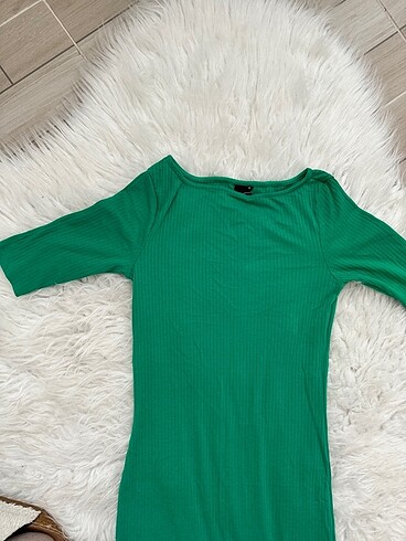xs Beden Xs yeşil elbise