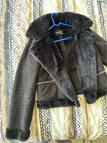 Pull&Bear siyah kısa mont