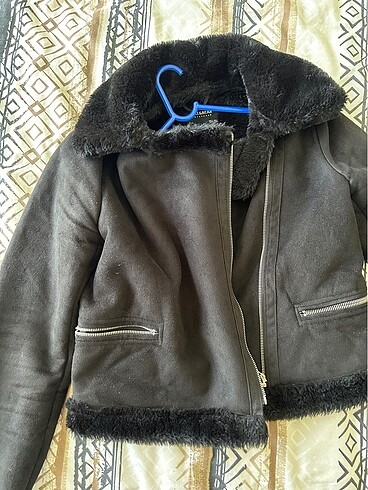 s Beden Pull&Bear siyah kısa mont