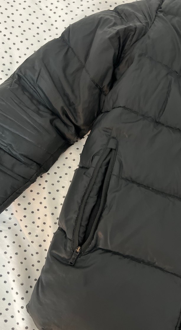 Kadın Siyah Midi Kışlık Street Wear Mont - Görsel 4