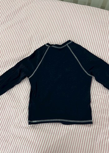 Siyah Uzun Kollu Baskılı Tişört - Görsel 6