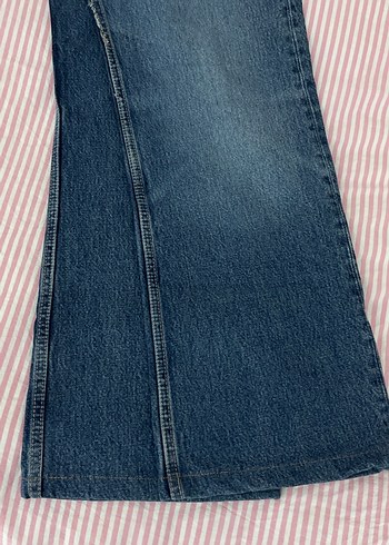 Kadın Mavi Normal Paça Denim Jean - Görsel 8