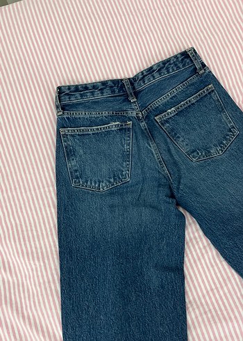 Kadın Mavi Normal Paça Denim Jean - Görsel 6