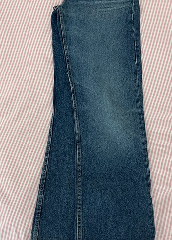 Kadın Mavi Normal Paça Denim Jean - Görsel 7