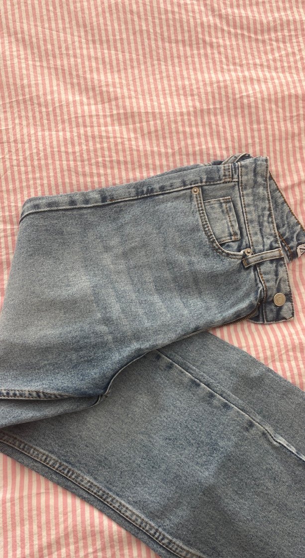 Kadın Bej Midi Denim Pantolon - Görsel 4