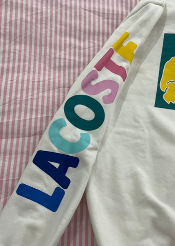 Uzun Kollu beyaz sweat - Görsel 3