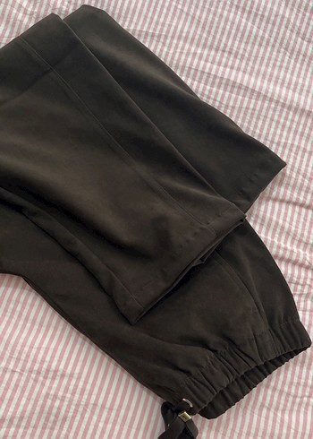 Kadın Kahverengi Regular Fit Kumaş Pantolon - Görsel 6