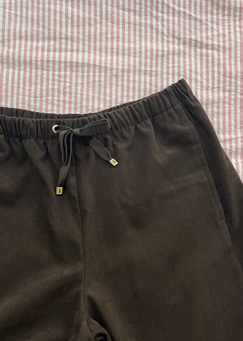 Kadın Kahverengi Regular Fit Kumaş Pantolon - Görsel 9