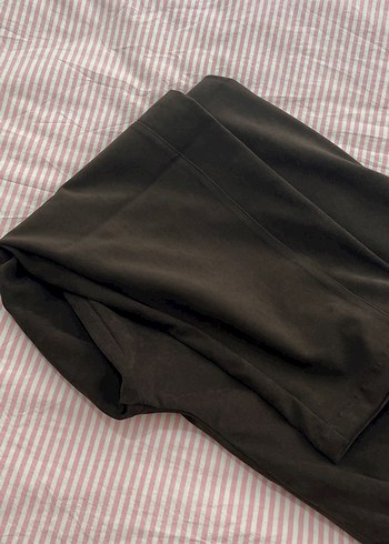 Kadın Kahverengi Regular Fit Kumaş Pantolon - Görsel 7