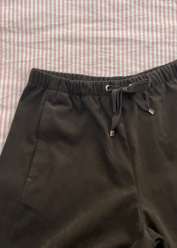 Kadın Kahverengi Regular Fit Kumaş Pantolon - Görsel 8