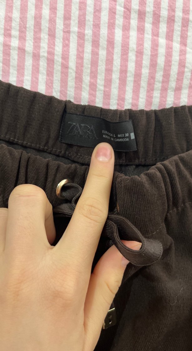 Kadın Kahverengi Regular Fit Kumaş Pantolon - Görsel 3