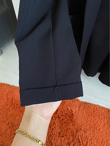 s Beden siyah Blazer ceket