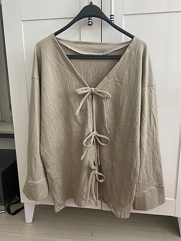 Bershka özel dikim Bağlamalı ikili kimono takım