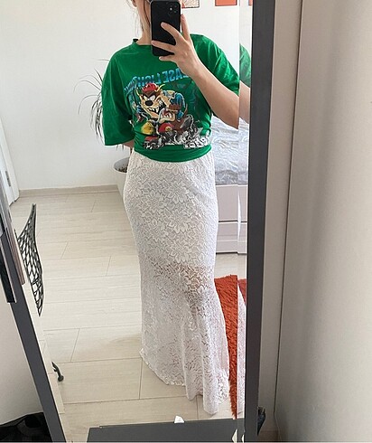 Zara Dantel etek
