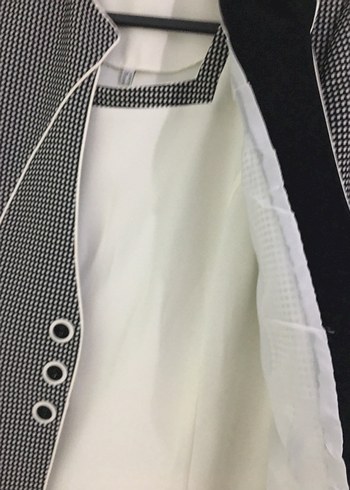 Kemer Detaylı Siyah Midi Kadın Takım - Görsel 2