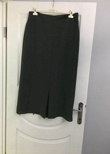 Kemer Detaylı uzun Kadın Etek - Görsel 2