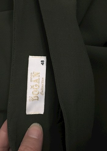 Kemer Detaylı uzun Kadın Etek - Görsel 3