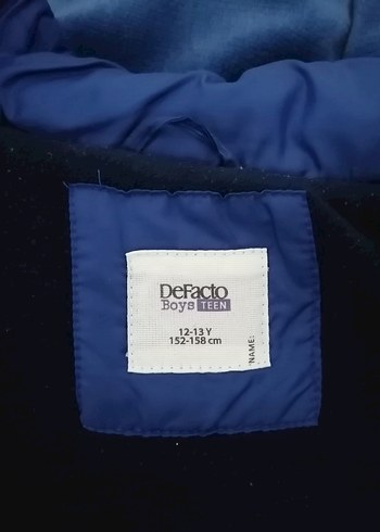 Parlak Mavi Erkek Çocuk Fermuarlı Mont - Görsel 3