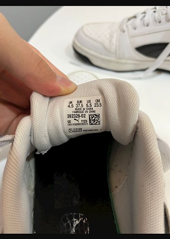 Beyaz Bağcıklı Spor Puma Spor Ayakkabı - Görsel 5