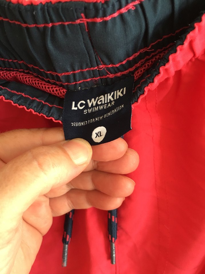 Düğmeli Pembe Mini Erkek Deniz Şortu - Görsel 2